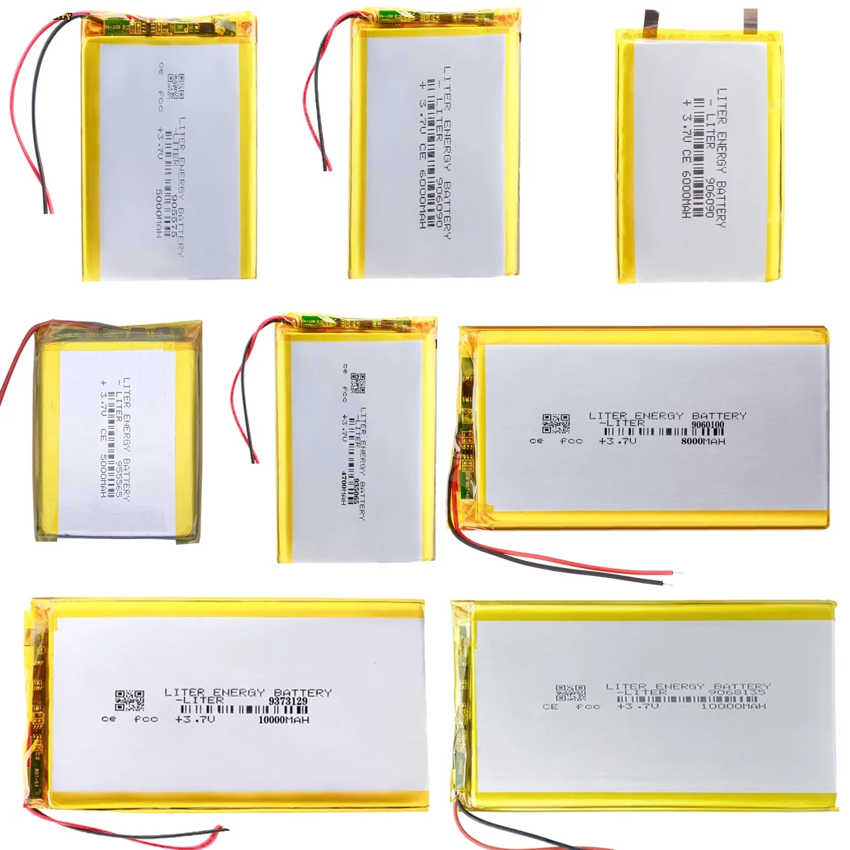 3.7V Lithium Polymer Li-Po li ion Rechargeable Battery Lipo cells For Electrograph Bluetooth Speaker E-book tablet pc