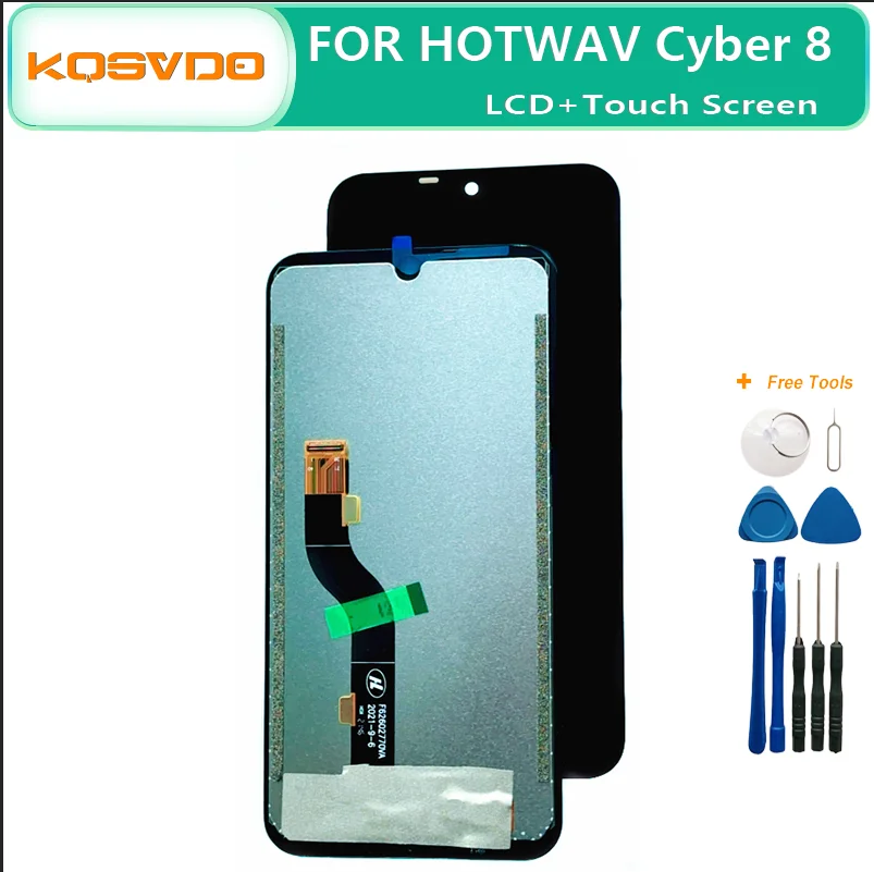 

Original 6.3"HOTWAV CYBER 8 LCD Display+Touch Screen100% Original Tested LCD DigitizerGlass Panel Replacement For hotwav Cyber8