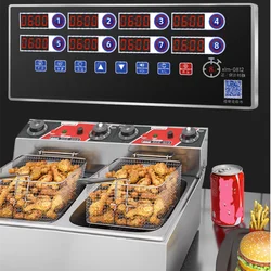 USB Recharge Kitchen Timer Digital Charger,8 Screens Rechargeable Chronometer,Cooking Accessories Fried Chicken Chips