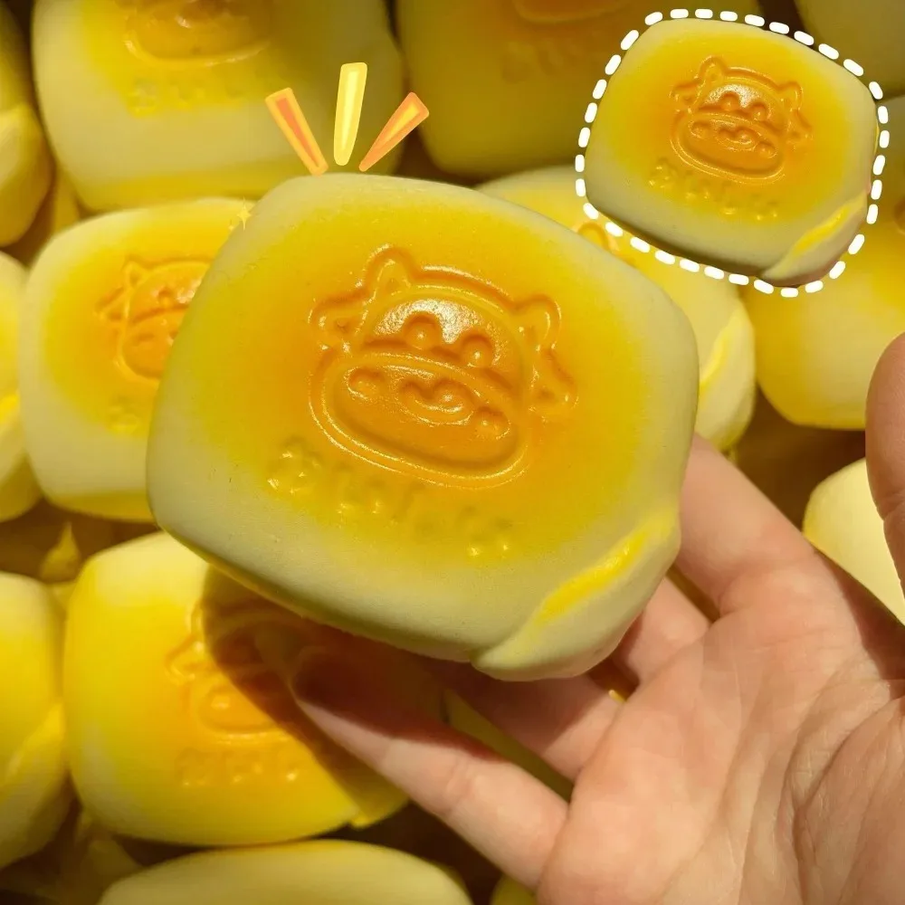Brinquedo Sensorial Anti-stress de Apertar, Super Macio, de Subida Lenta, em Formato de Bolo de Leite e Pão Simulados, para Crianças e Adultos