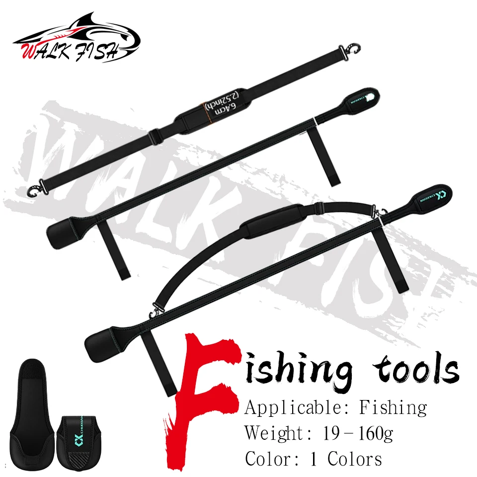 WALK FISH Funda Elástica Caña de Pesca – Rueda Gota Agua