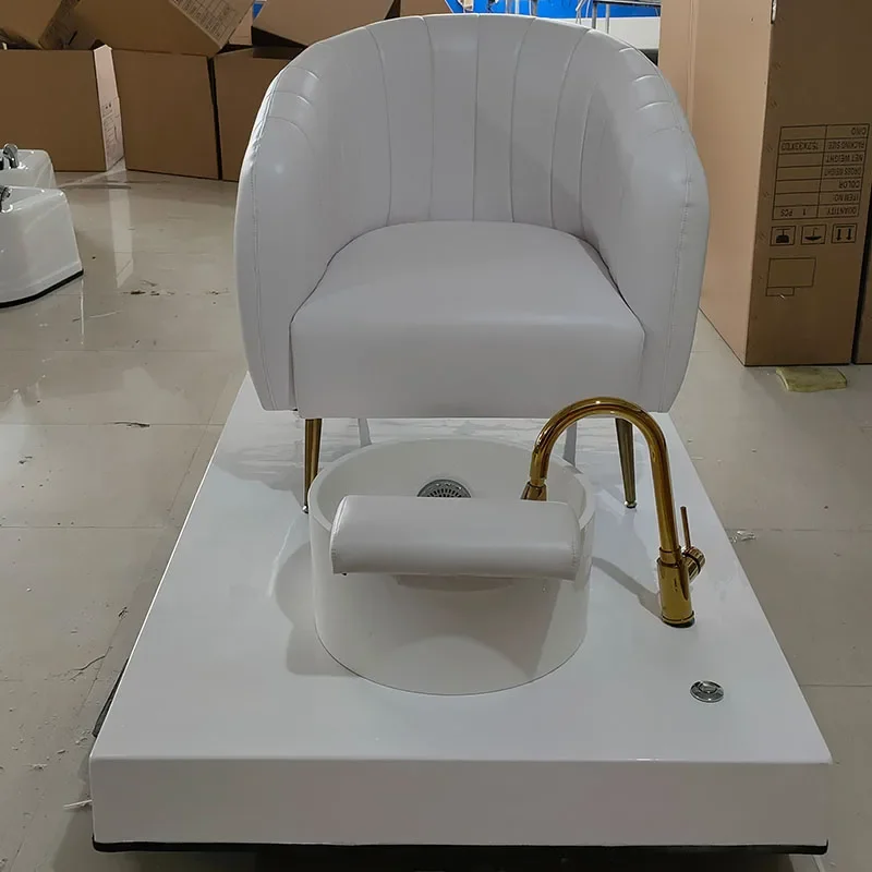 Nail Salon Pink Pedicure Chair Foot Spa  Pedicure Chair No Plumbing Pipeless  Pedicure Chair