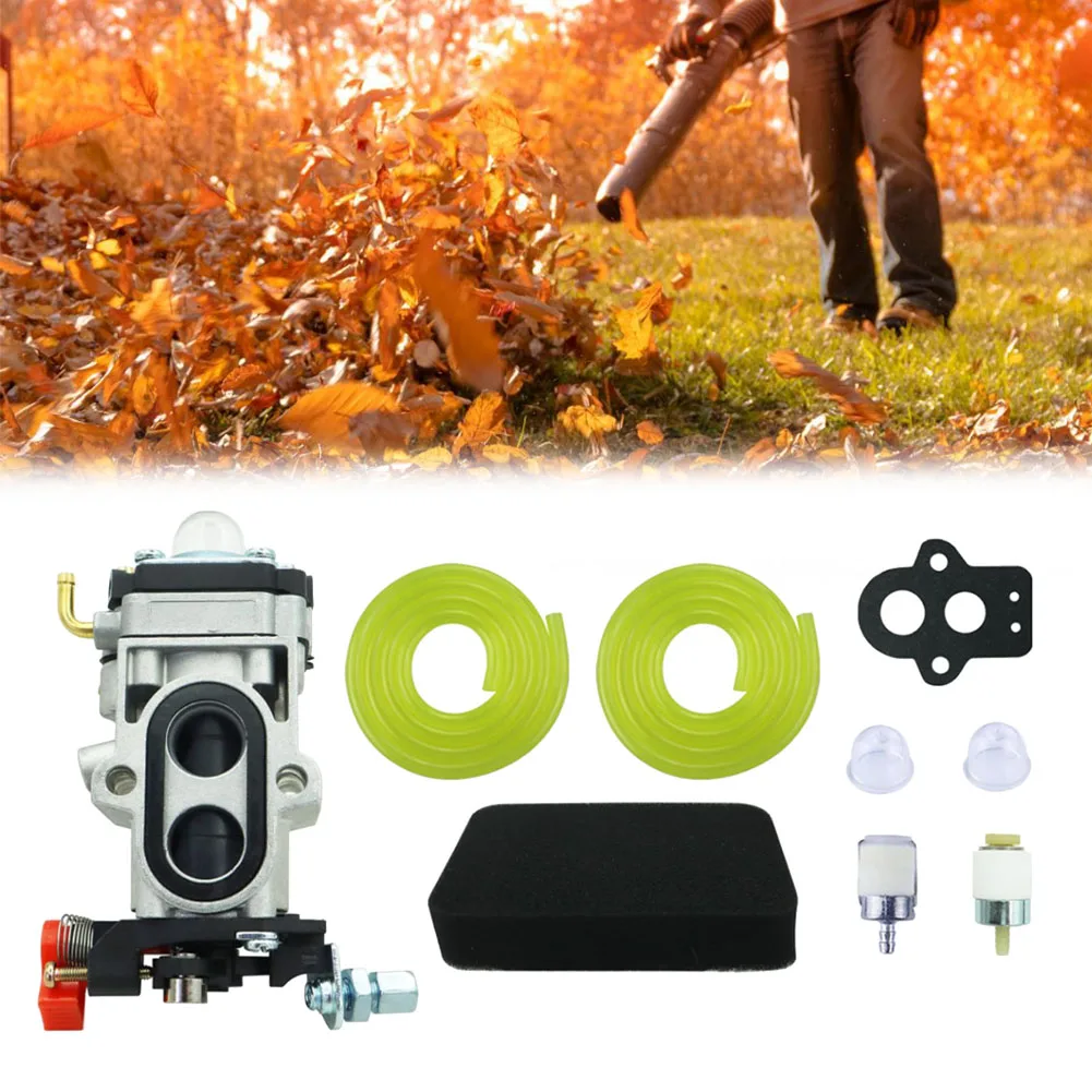 

Комплект карбюратора для обслуживания сада, набор из 9 предметов, прямая запасная часть, функциональность двигателя для рюкзака, воздуходувки