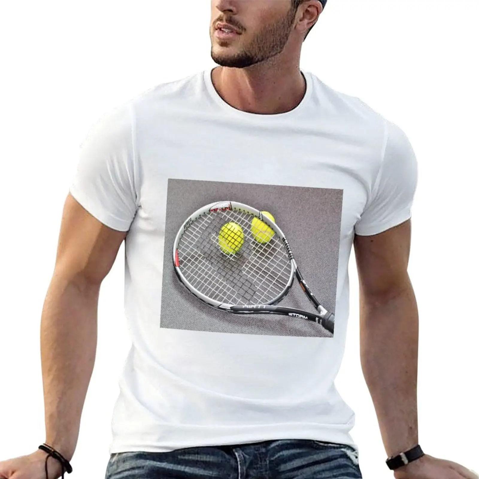 

Tennis ball T-Shirt t shirts for man cotton funny cotton t shirts man 100% t shirts for man slim fit T-shirt