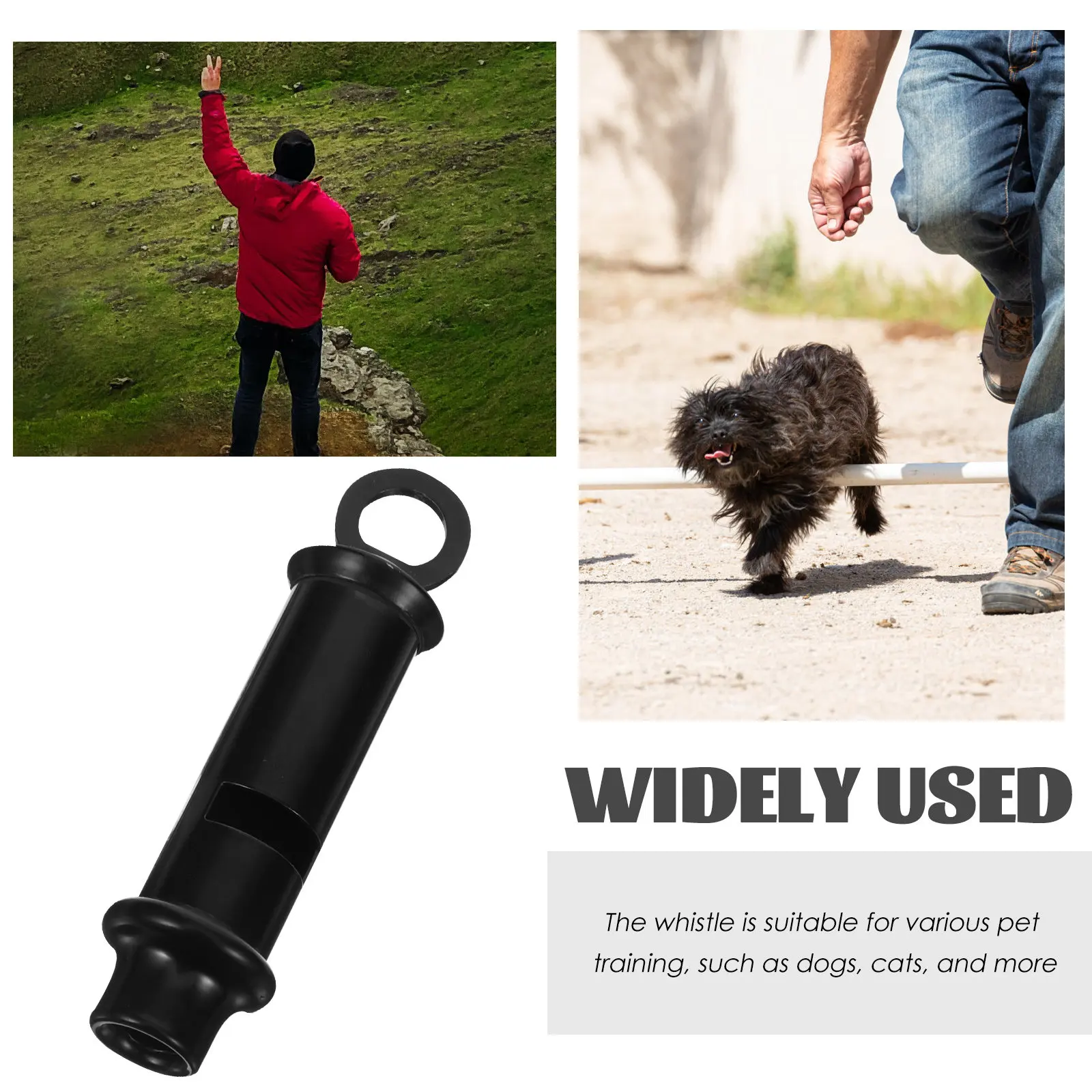 Heavy-Duty Metal Training Whistle for Dogs Pet Behavior Correction Bird Training Silent Whistle Multipurpose Outdoor Sports