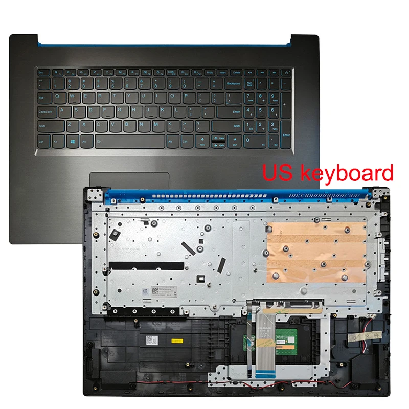 For IdeaPadd L340-17IRH laptop upper cover keyboard palm rest case top shell 5CB0U42829 view 5