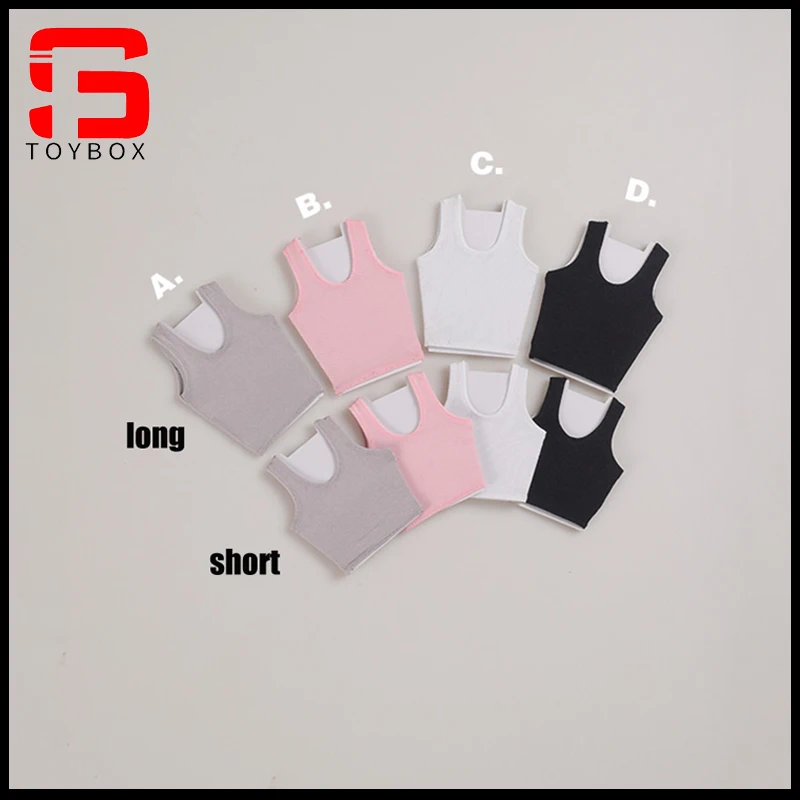 In Stock CCTOYS CC004 1/6 Female Sports Vest Long Short Version Clothes Model Fit 12'' Soldier Action Figure Body Dolls