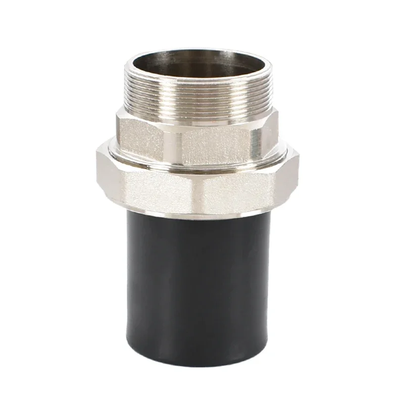 PE 외부 와이어 유니온 구리 내부 와이어 유니온, 더블 헤드 더블 핫 멜트 유니온, 20mm, 25mm, 32mm, 50mm, 63mm, 75mm, 90 110mm, 1 개