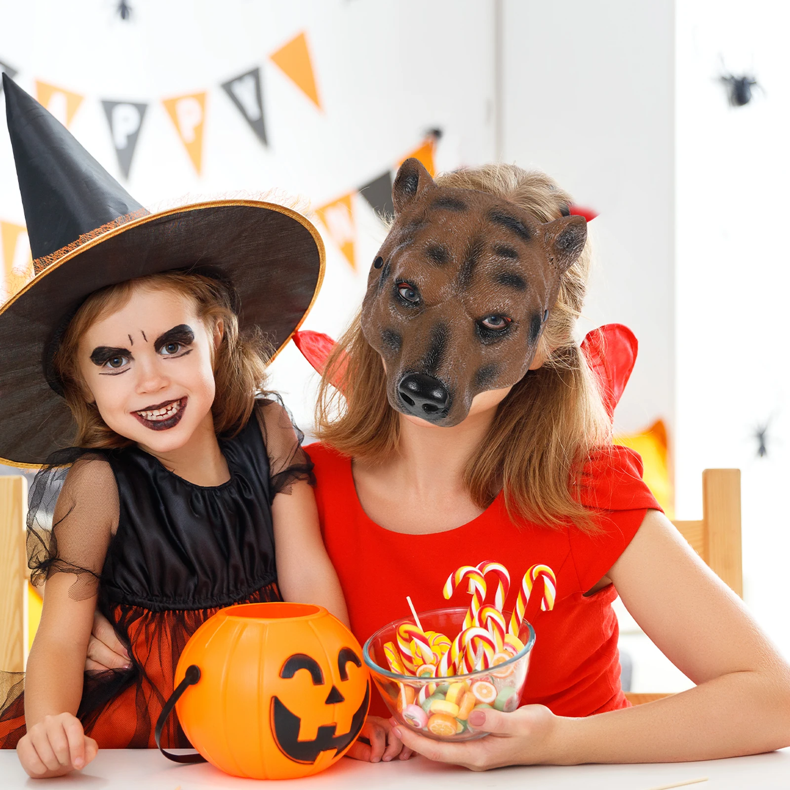

Animal Bear Mask Carnival Pu Half Face Cosplay Costume Cute Halloween Masks