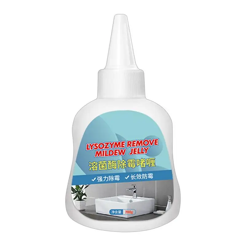 Mildew Removal Gel 200g Mold Cleaner Effective Stain Remover Gel Fast Dirt Cleaner For Home Grout Mold Remover For Front Loader