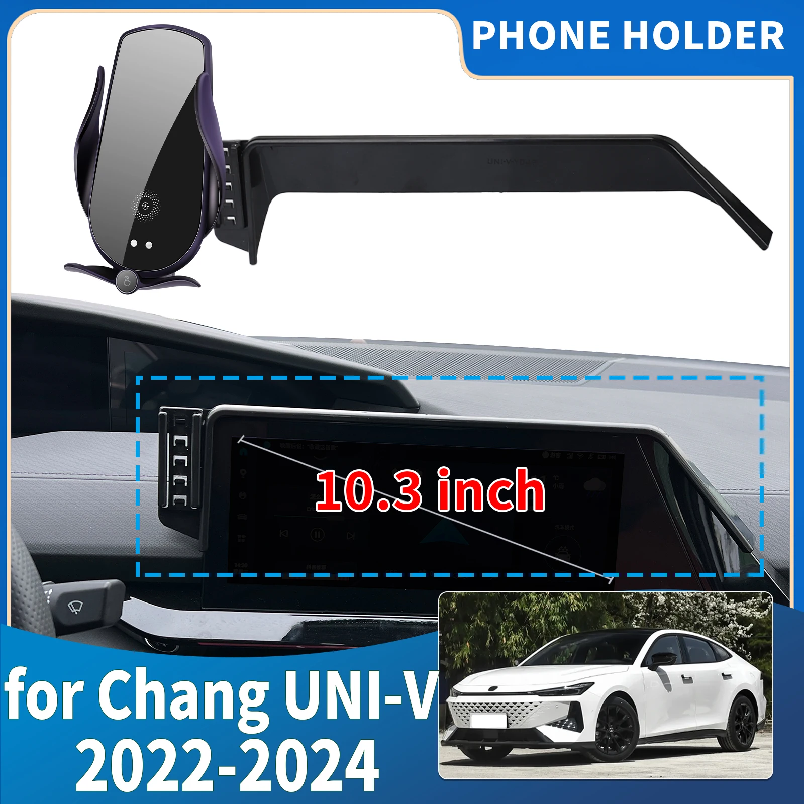 

fit for Chang UNI-V UNIV 2022 2023 2024 Integrated Screen Mount Phone Holder Mount Car accessoires