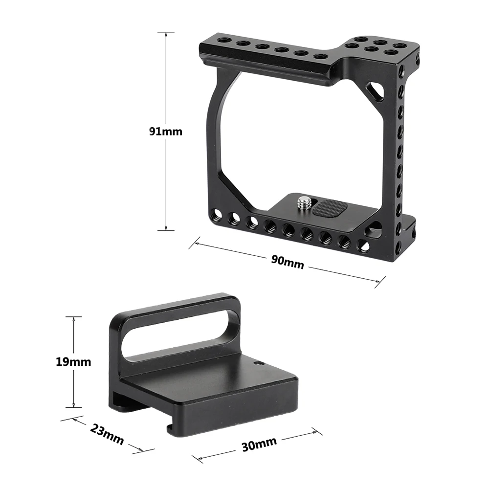 HDRIG Camera Cage Video Film Movie Making Stabilizer For Sony A6500/A6000/A6300/A6400/A6500 & Canon EOS M With 1/4\