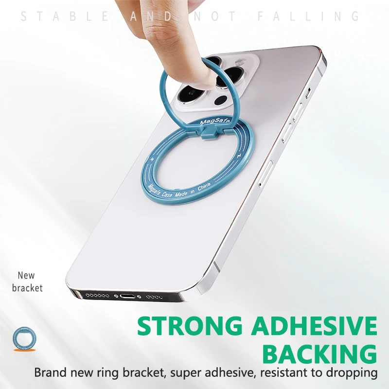Telefon Magnetischer Fingerringhalter für 12 13 Pro Max Mini Ständer Grip Mount Smartphone Zubehör