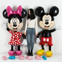 Mickey Minnie balon aluminiowy Mickey Mouse dla dzieci kreskówka dekoracje urodzinowe balon na imprezę