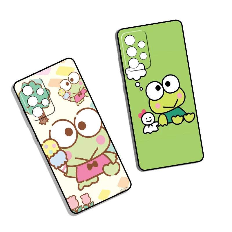 Samsung A73 M02 M20 M22 M23 M30 M30S M31 M40 M40S Kero Kero Keroppi Creative Design Soft Case Phone Case