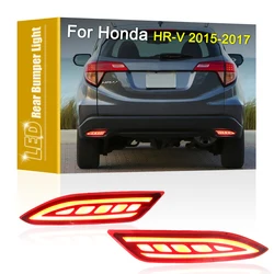 2Pcs LED 후면 범퍼 미등 구동 제동등 다이나믹 턴 신호 표시기 혼다 HRV HR-V 2015 2016 2017
