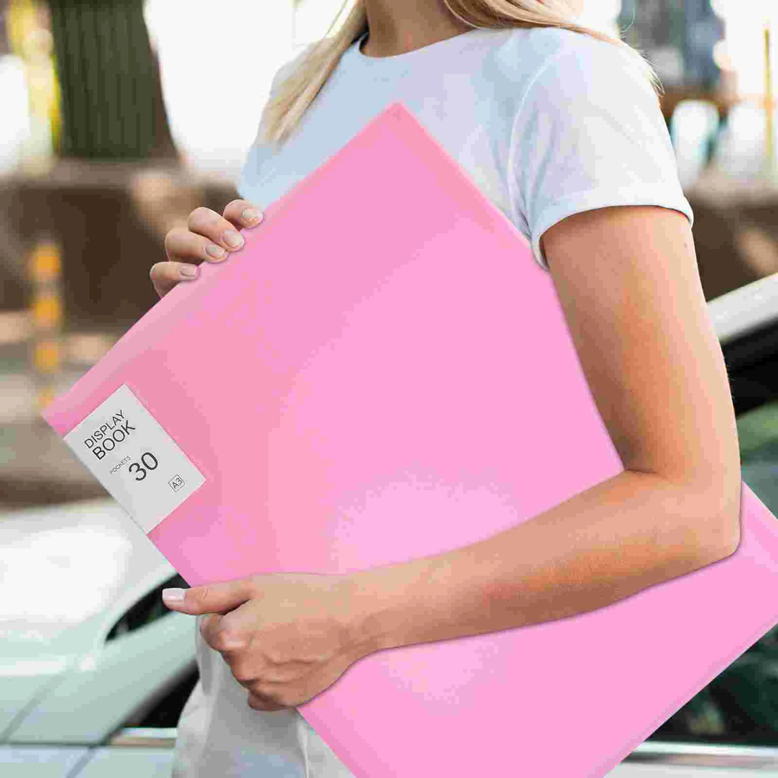 Pochettes de protection pour journaux, livre d'affichage, porte-fichiers pour étudiants