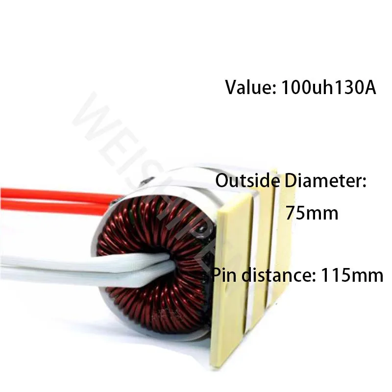 100uh130A High-Power Ferrosilicon Inductor With Multiwire Winding And Low-Loss  Inductance Of Three-Phase LCL Circuit