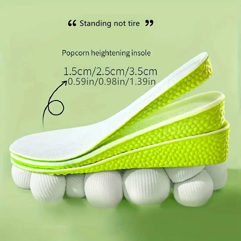

4D Latex Sport Insoles Super Soft High Elasticity Shoe Pads, Deodorant Cushion Running Insoles Foot Insole