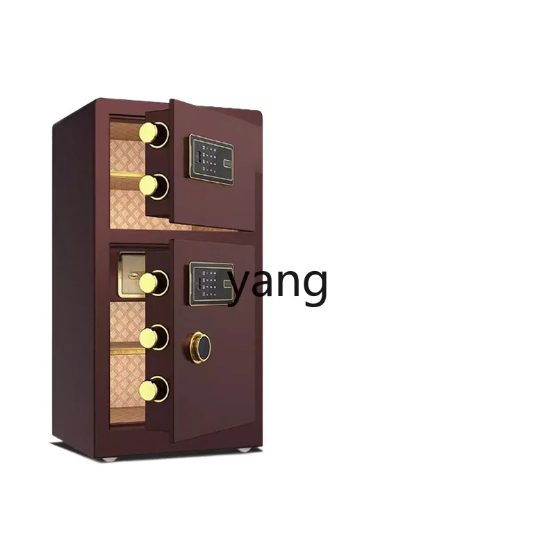 

yjq safe home office commercial wardrobe all steel weighted anti-theft thickened single door double layer smart safe embedded