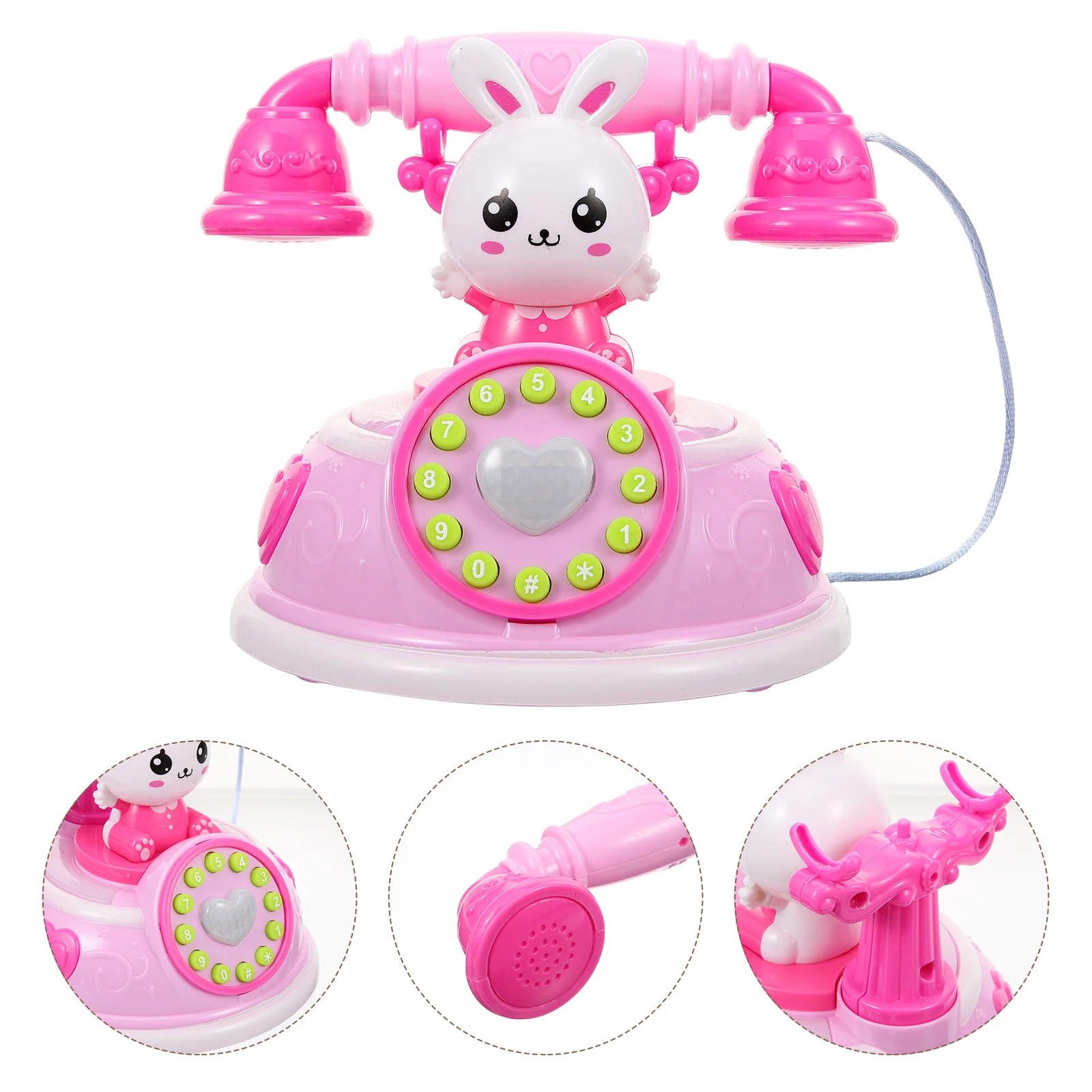 Simulated Telephone Playhouse Toy Simulation Fake Child Role-playing Kids Shape