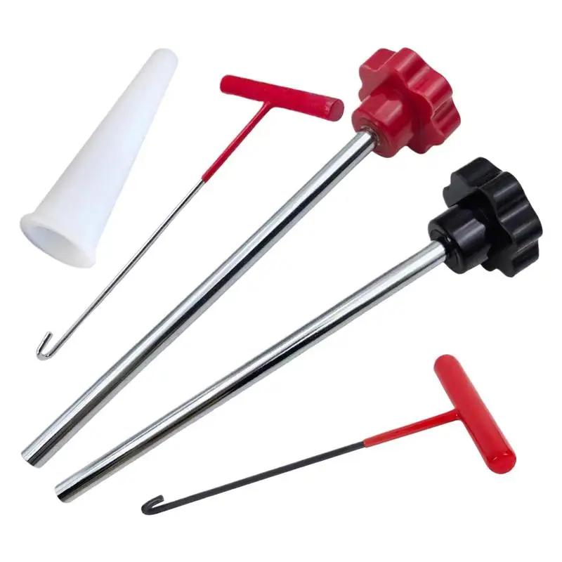 

3Pcs Valve Stem Tool Kit Metal Tire Installer Tool Car Puller Wheel Tire Remover T-Hook Replacement Motorcycle Accessories