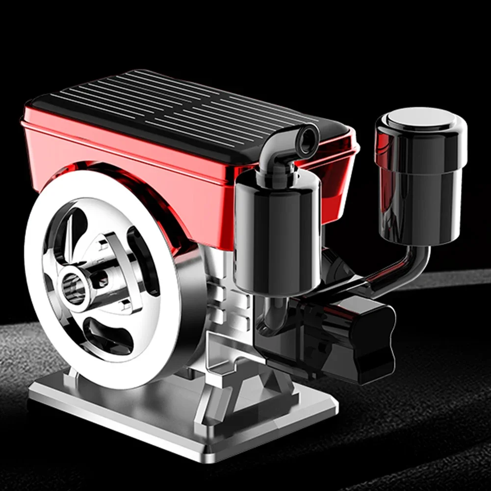 Solar Powered Car Diffuser with Unique Rotating Engine Design for Natural Air Purification and Continuous Fragrance Dispersion