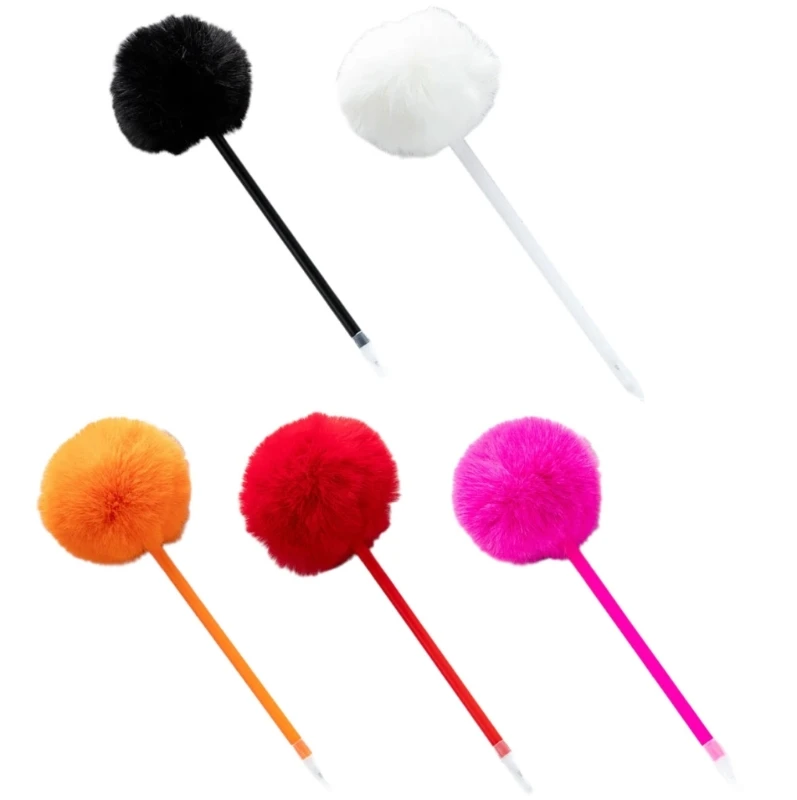 모피 볼펜 재미있는 쓰기 도구 1.0mm 리필 가능 학교 사무실 공급 K1KF