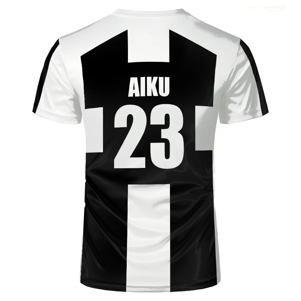 2024 Summer New Five Person Pattern VL Replika Anime Uber Blue Lock 3D Cosplay T-shirts  Football Jersey Futsal Pattern T Shirt image 3