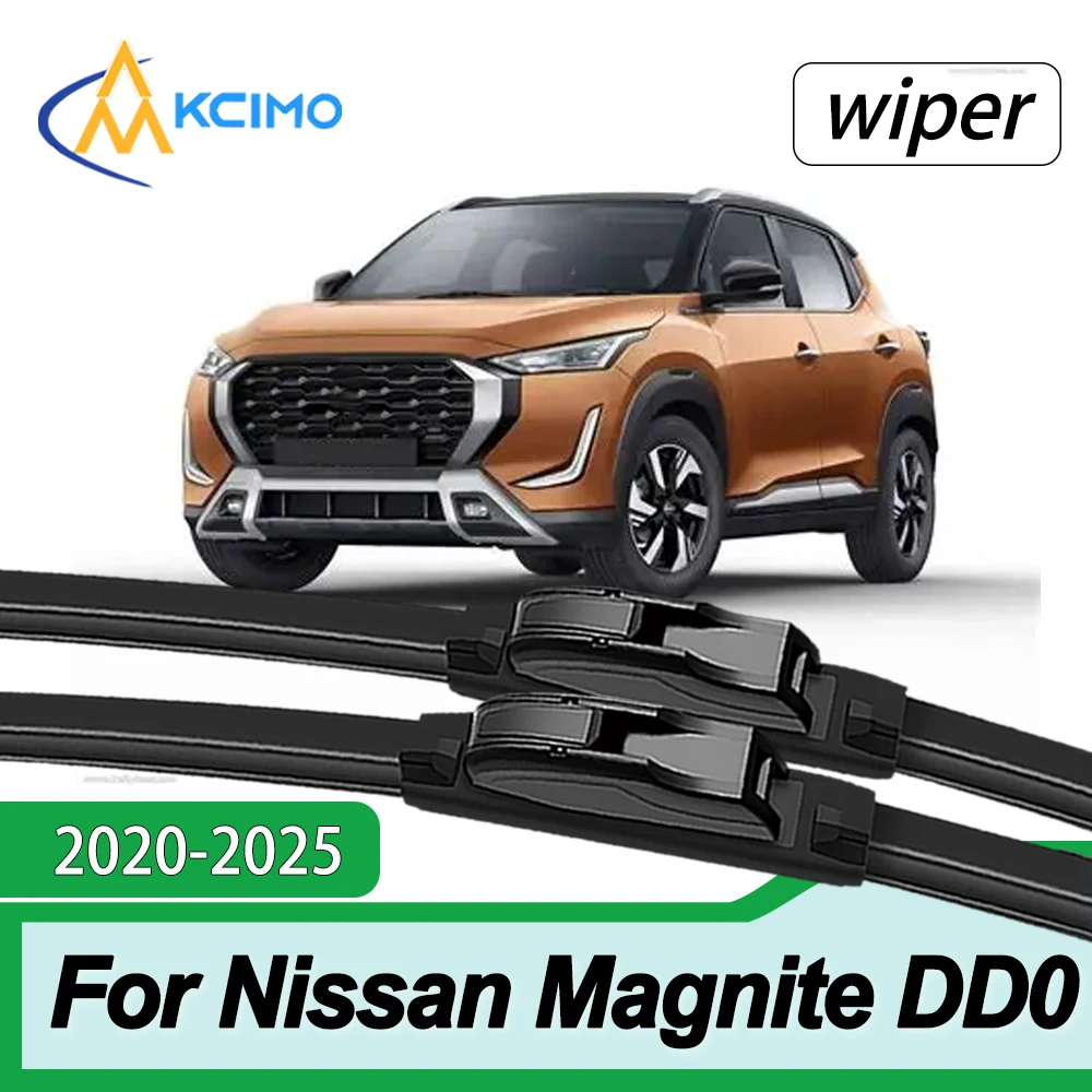 Piezas de Goma Resistentes al Desgaste para Limpiaparabrisas de Nissan Magnite DD0 2020-2025, Fácil Instalación, Accesorios Automotrices