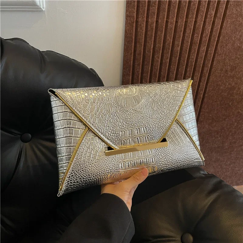 

Premium texture bag clutch bag fashion temperament envelope bag