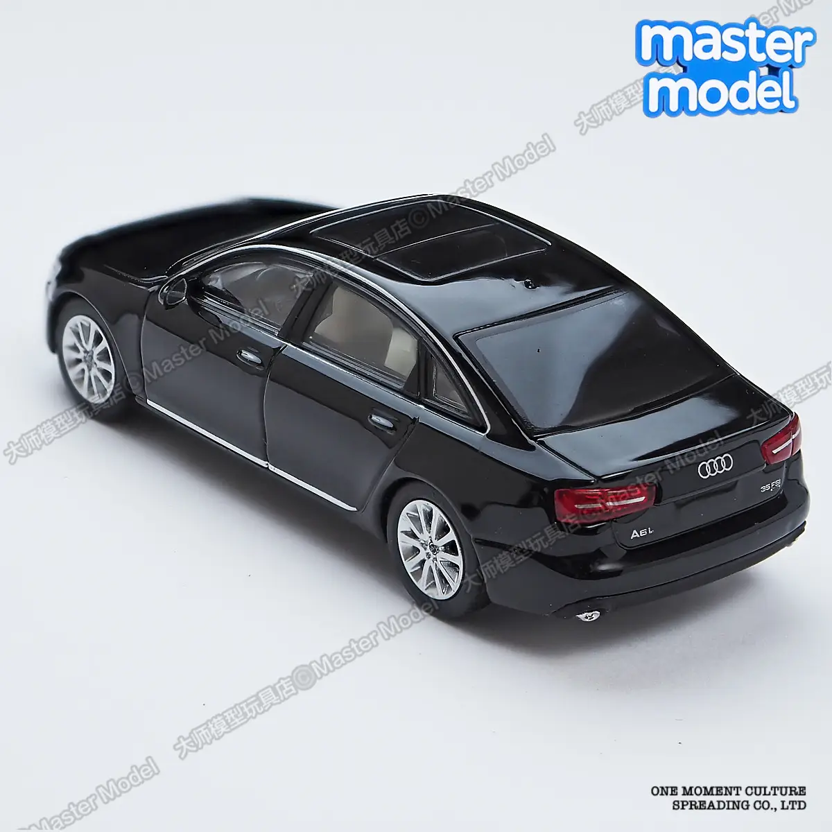 جديد Masdi 1/64 2022 أودي A7L أسود فضي A8L سيارة رياضية سبيكة سيارة مصغرة دييكاست جمع نموذج هواية لعبة مخصصة الصبي هدية