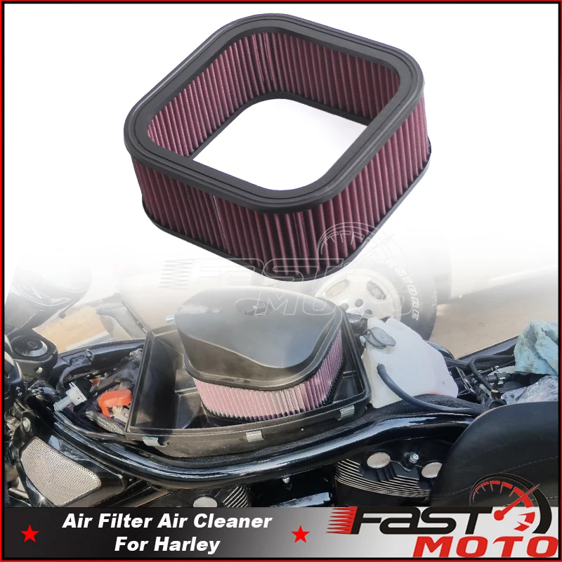 Rectangle Square Air Filter Cleaner Intake Core System For Harley Street Night Rod VRSCD VRSCR V-Rod Muscle VRSCF VRSCAW VRSCA