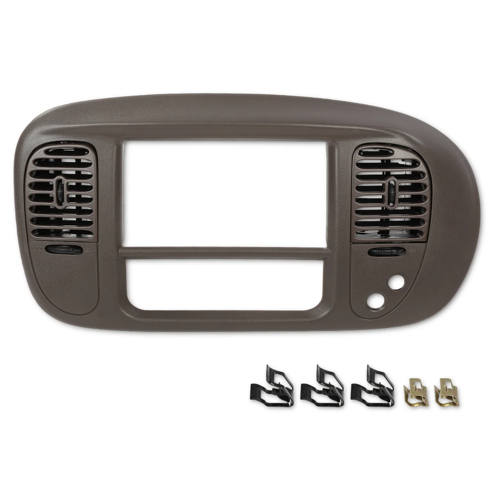 

Crodessign Center Dash Radio Air Vent Bezel Trim Compatible with 1997 1998 1999 2000 2001 2002 2003 Ford F150 Expedition Brown