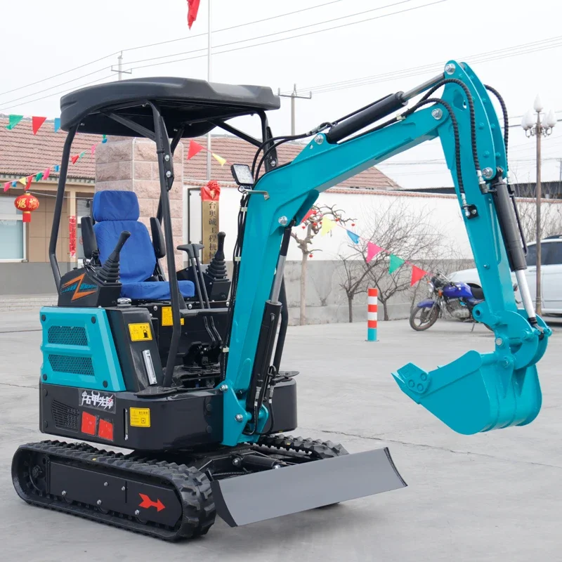 Customized New 2-Ton Mini Excavator Hydraulic System Crawler Excavator Featuring with famous Engine Price-Competitive