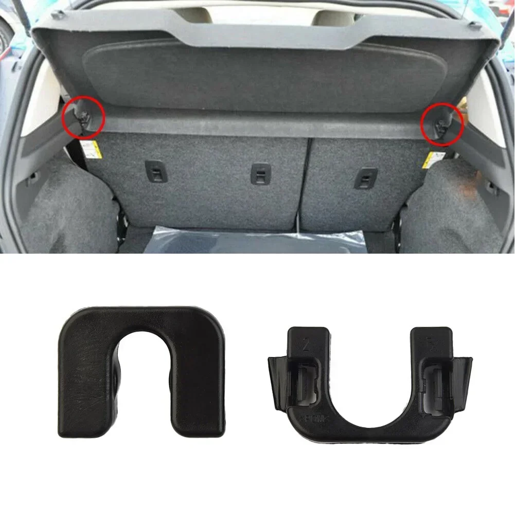 Car Rear Boot Trunk Load Cover Parcel Shelf Clips Auto  Black Plastic Shelf Clip  For Nissan Qashqai J10  2006 - 2013 015532109E