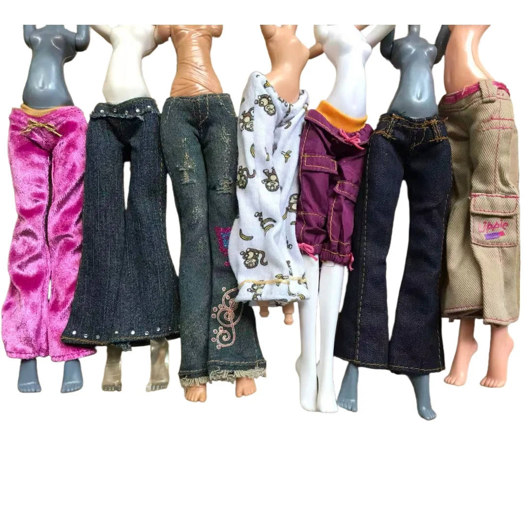 MINISO 1/6, pantalones ajustados de muñeca monstruo, muñeca bailando, troursers, decoraciones coloridas, ropa de vestir DIY