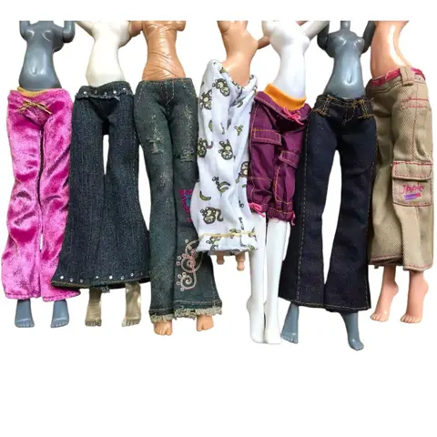 1/6 Slim Monster Doll Pants Dancing Doll Troursers Dancing Doll Colorful Decors DIY Dressing Clothes