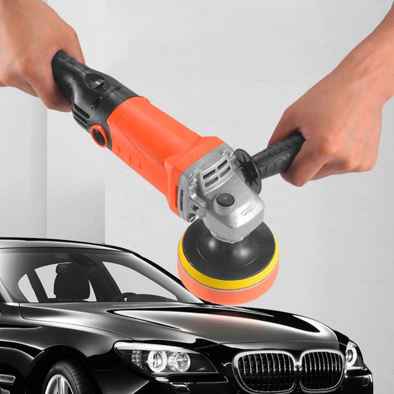 1200W 220V Adjustable Speed Car Electric Polisher Waxing Machine Automobile Furniture Polishing Tool