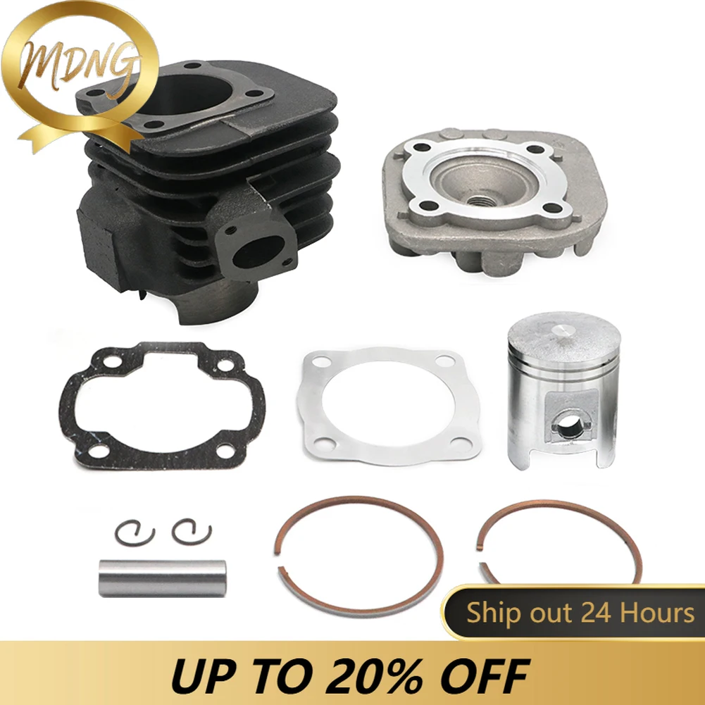 90cc 2 Stroke Big Bore Engine Rebuild Kit Cylinder Kit Cylinder Head assy For Scooters With Jog Minarelli Clone Motors