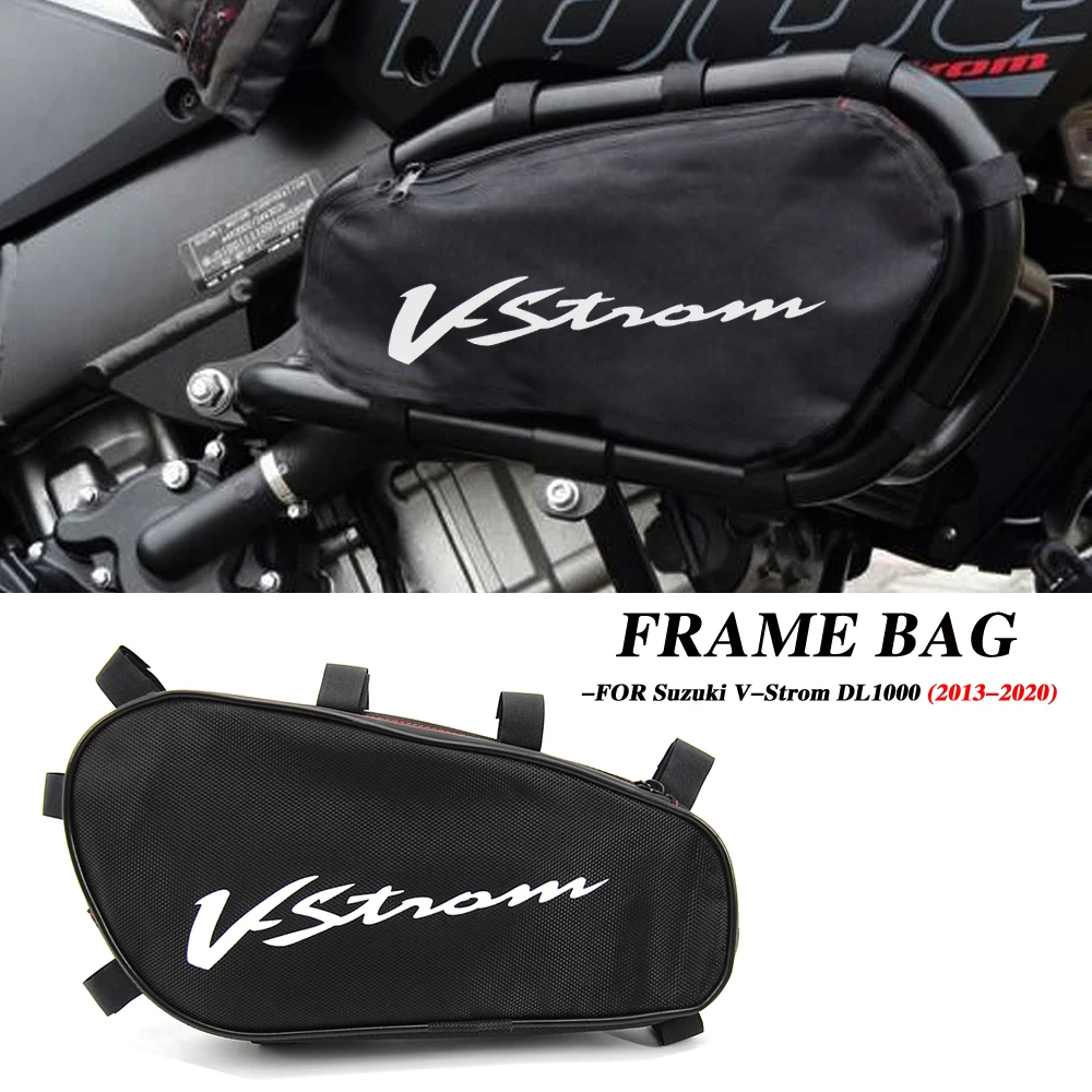 

FOR SUZUKI V-STROM DL1000 DL 1000 1000DL 2013-2020 Motorcycle Frame Crash Bars Waterproof Bag Repair Tool Placement Bag