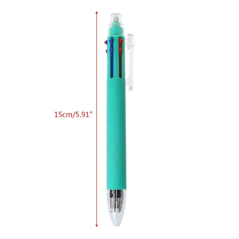 W89C 0.7 มม. 5 สีในปากกาลูกลื่นที่หดได้ดินสอดินสอ