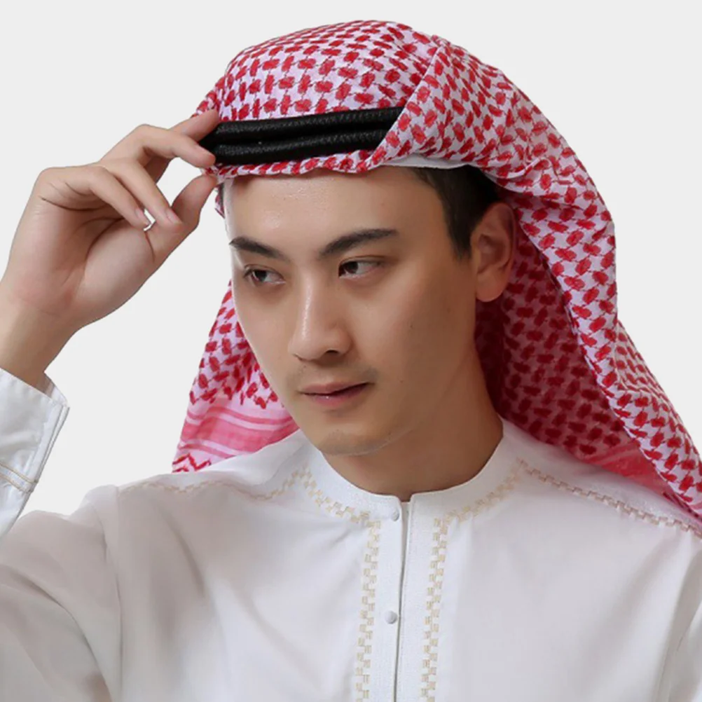 Bandanas for Men Saudi Men's Hairband Scarf Headband Rope Arab Costume Headwear Man