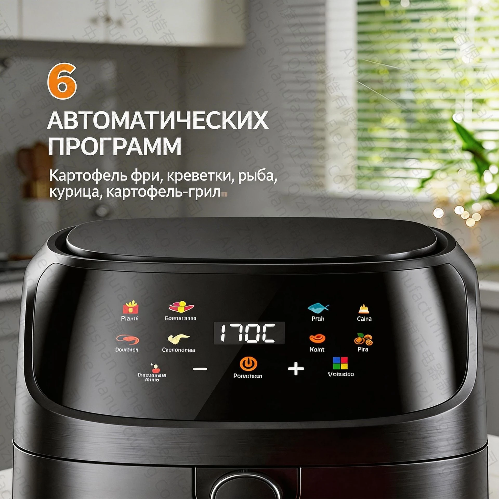 Large Capacity Multifunctional Electric Fryer 2026 New Model Air Fryer for Home Use and Oven view 2