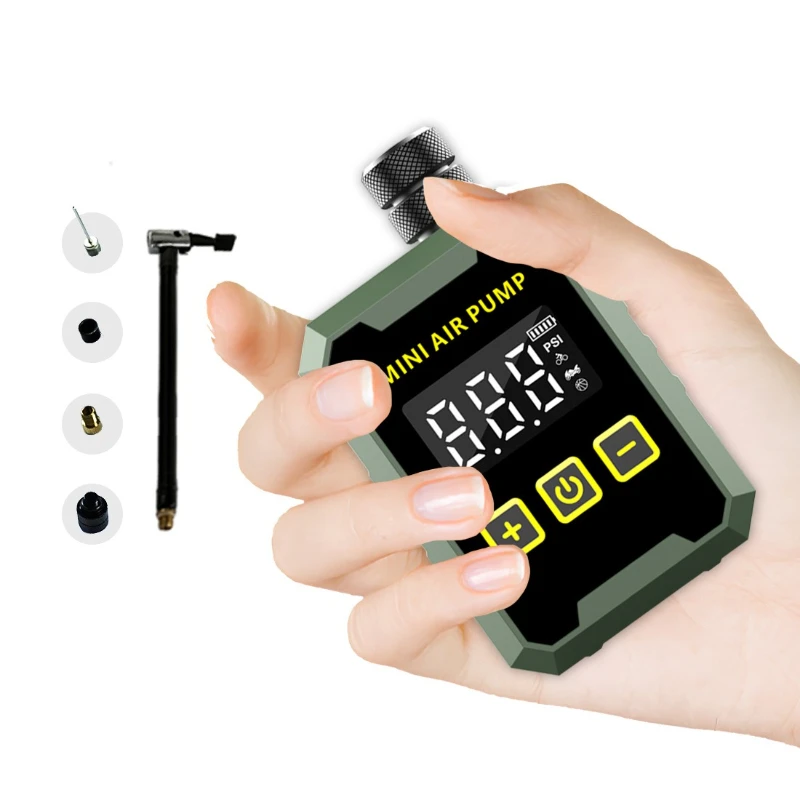 

Electric bicycle motorcycle intelligent portable mini digital display high pressure air pump tire inflatable cylinder