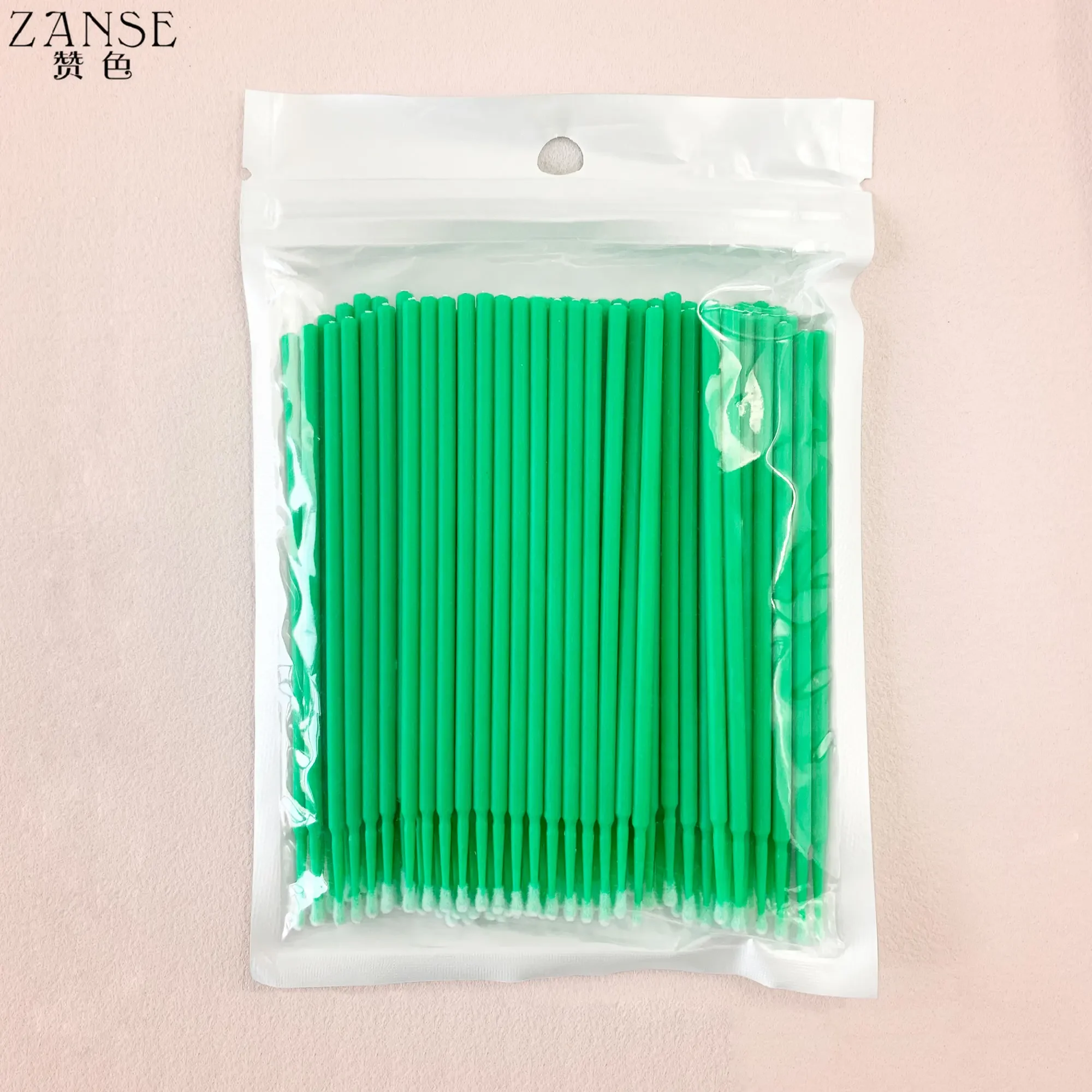 ZANSE100pcs Disposable Micro Brushes Eyelash Extension Swabs Grafting Lashes Cleaning Removal Swab Makeup Tools for Beauty