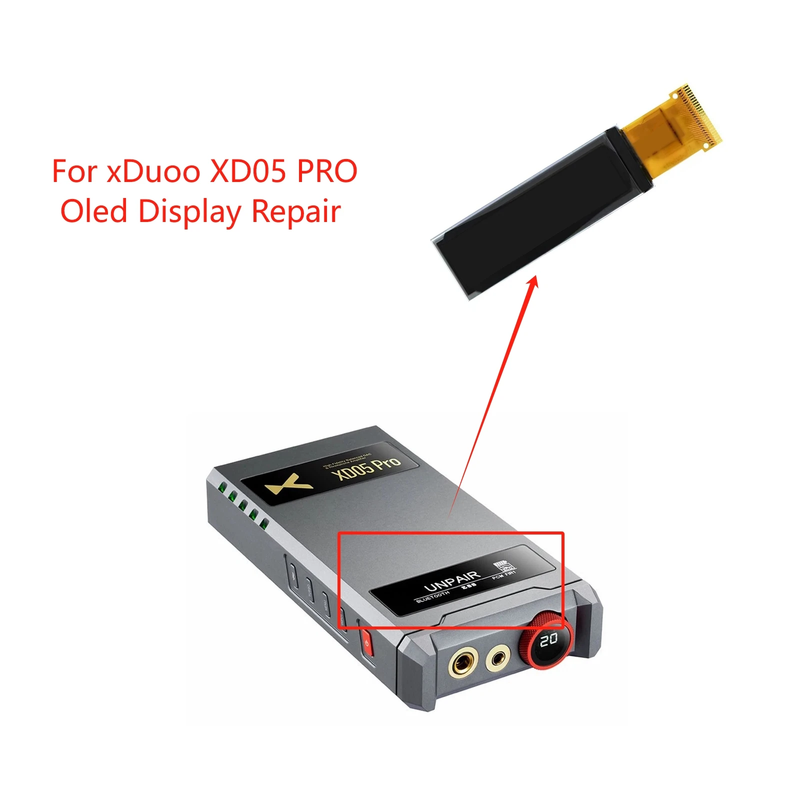 

Новый дисплей Oled для xDuoo XD05 PRO, ремонт белого и синего шрифта