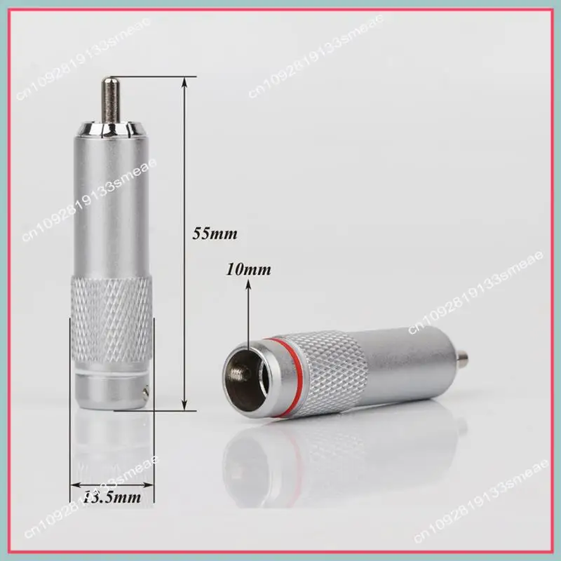 N94R 4PCS RCA Plug Connector RCA Audio Plug RCA Terminal For DIY HIFI Audio Cable Speaker Accessories