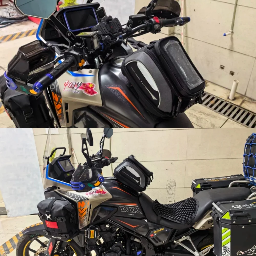 For HONDA CB500X CB400X NX400 NX500 CB 500X NX 500 Motorcycle Tank Bag Rotation Locked  Anti Theft Luggage Waterproof Top Case