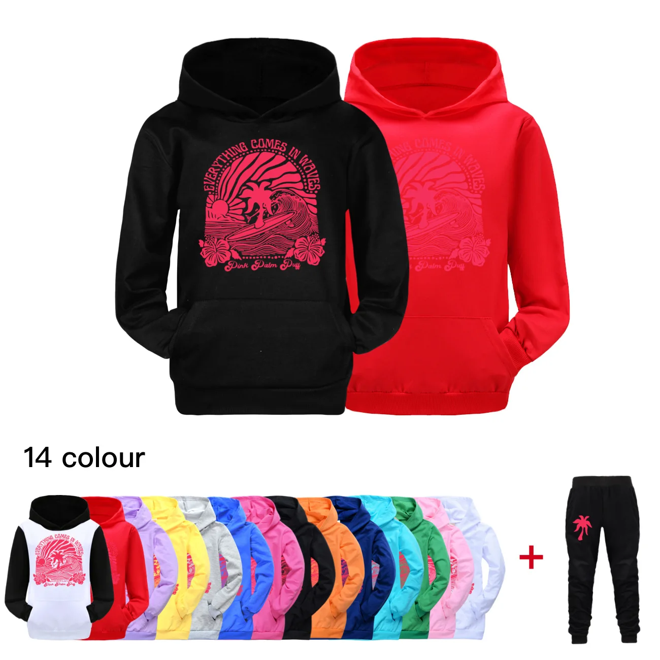 

New Chasing Sunsets Hoodie Kids Spring & Autumn Clothes Baby Girls Cartoon Hoodies & Sweatshirt Teen Boy Outfits Children Coats